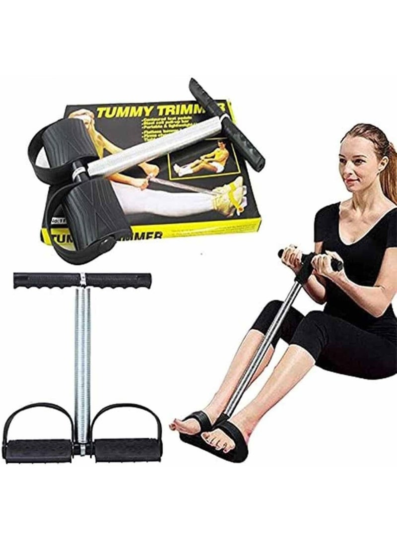 SUKILO حبل سحب مرن لتمارين البطن مع مقاومة بدالات، جهاز قوي لشد البطن، معدات رياضية محمولة للمنزل مع أحزمة تمرين لياقة بدنية مرنة - Image 4